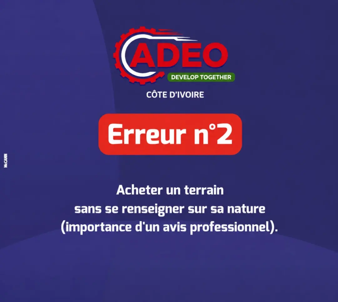 Acheter un terrain sans se renseigner